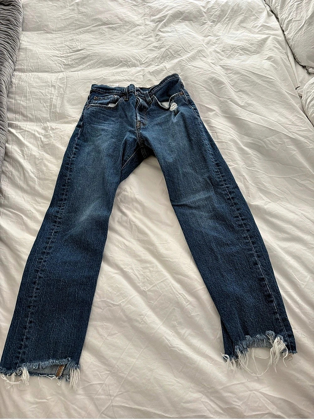 Levi's 501 Straight Leg Jeans Waist 26 Blue